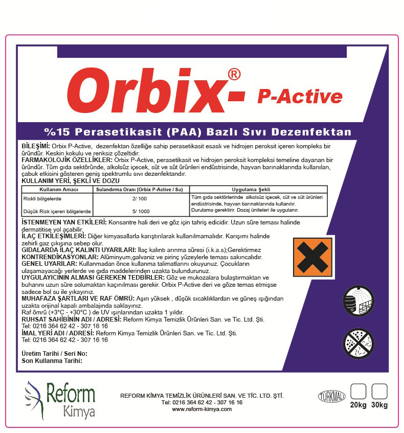 Orbix P-Active 30 Kg